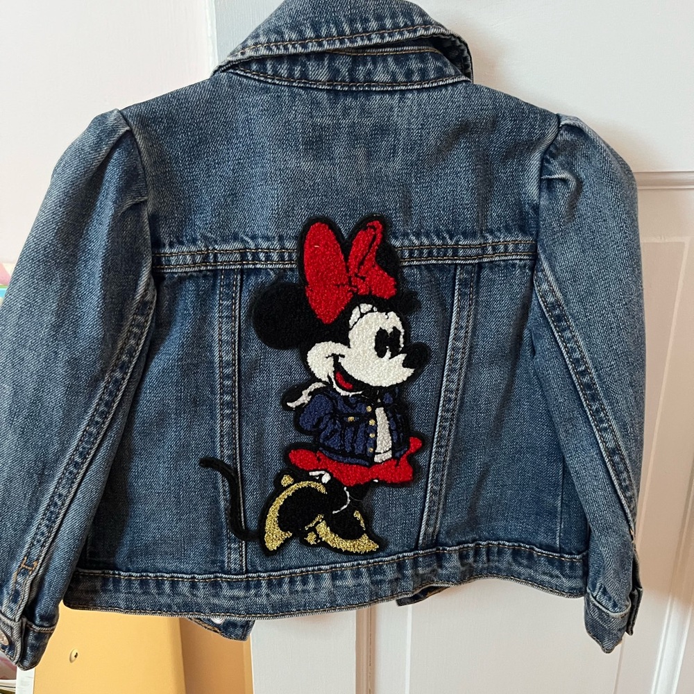 Gap Disney Minnie Mouse denim jacket 2 years